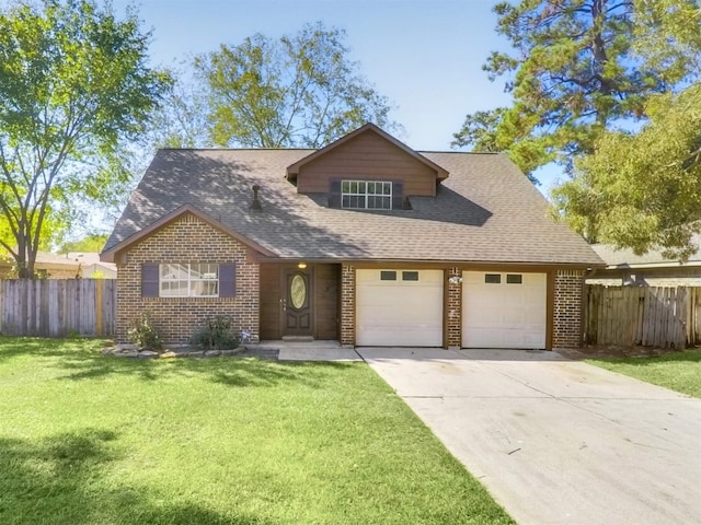 view of front of house with a front yard