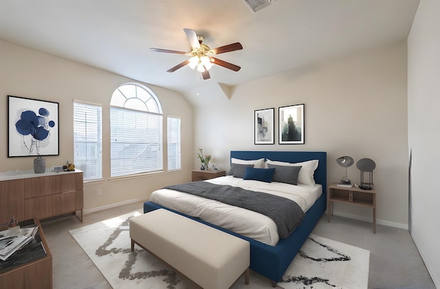 1408 S Friendswood Dr Unit 101, Friendswood, TX 77546 - bedroom with baseboards and a ceiling fan