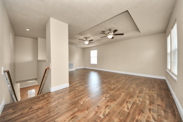 unfurnished room featuring hardwood / wood-style floors