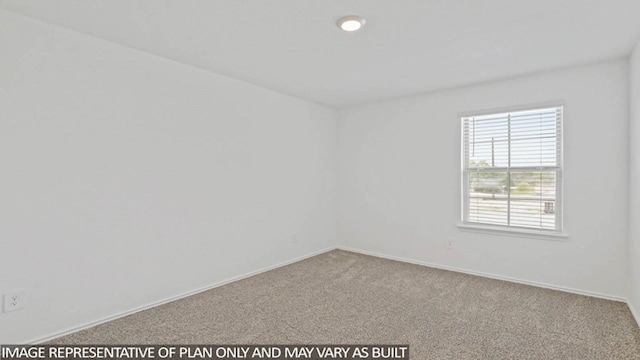 unfurnished room with carpet