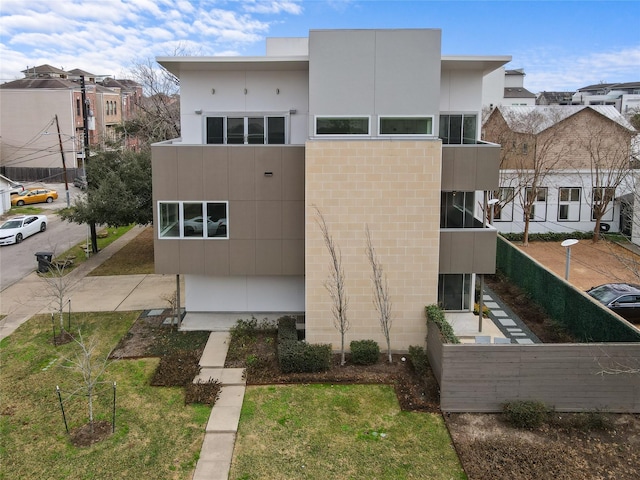 view of rear view of property