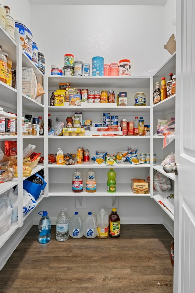 view of pantry