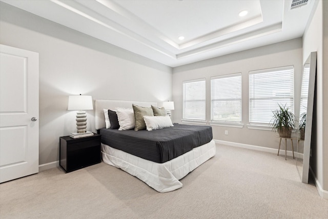 6024 T C Jester Blvd, Houston, TX 77091 - bedroom with baseboards, recessed lighting, carpet, and visible vents