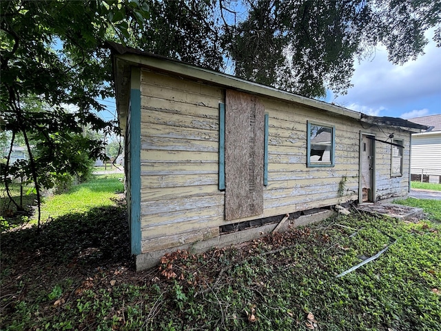 view of home's exterior