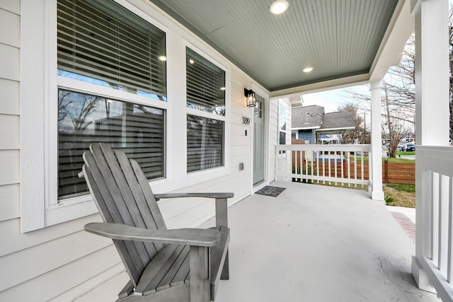 1819 Studewood St, Houston, TX 77008 - view of patio / terrace featuring covered porch