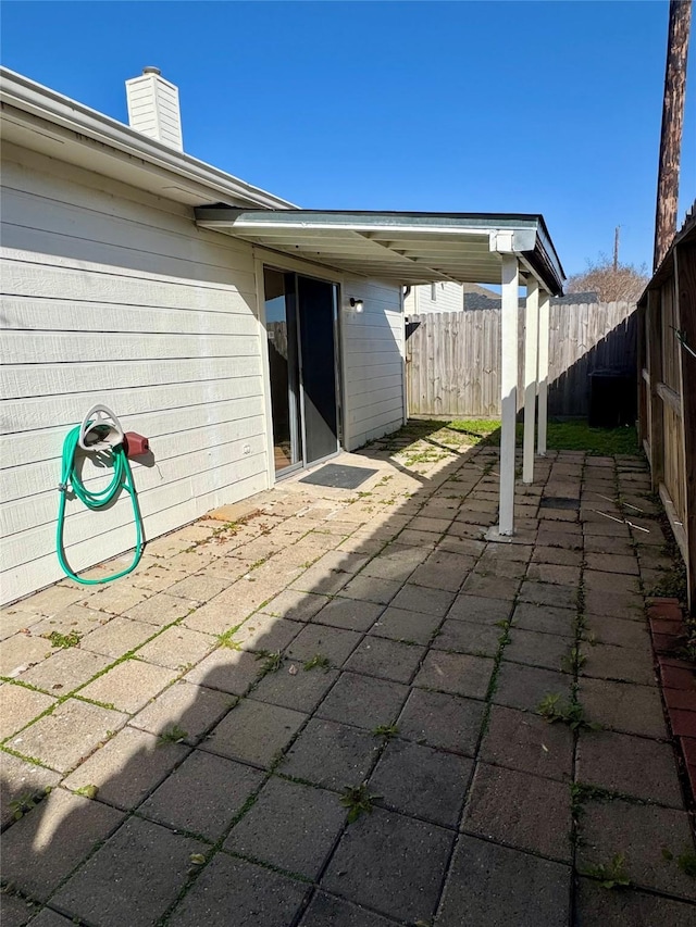 view of patio