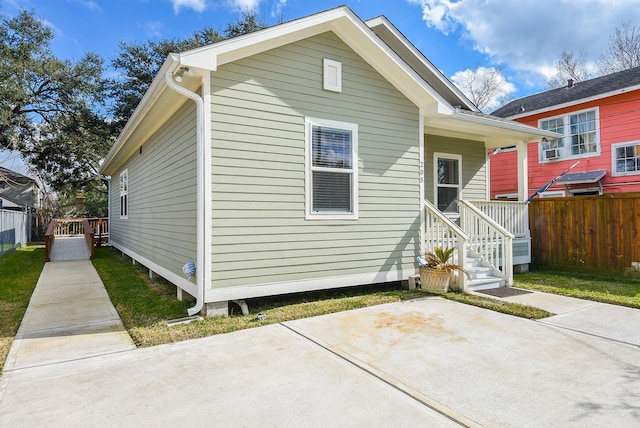 rear view of property with a patio