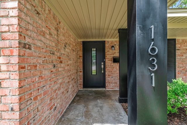 view of entrance to property