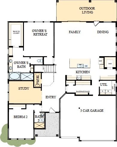 20410 Magnolia Flint Dr, Cypress, TX 77433 - home floor plan