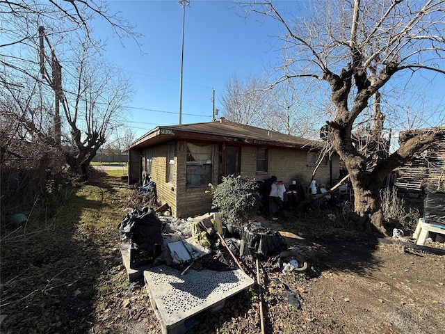 view of side of home