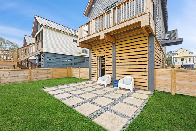 view of patio / terrace featuring a deck