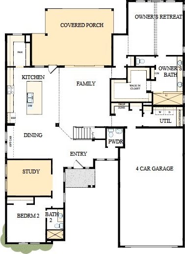 20406 Magnolia Flint Dr, Cypress, TX 77433 - view of room layout