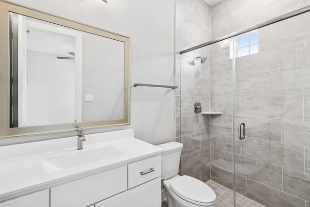 20406 Magnolia Flint Dr, Cypress, TX 77433 - bathroom featuring vanity and a shower stall