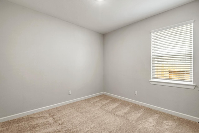 unfurnished room featuring carpet floors