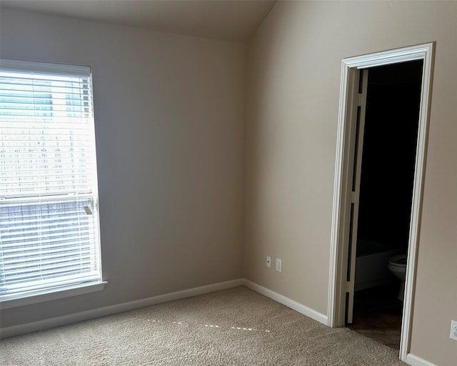 empty room featuring carpet flooring