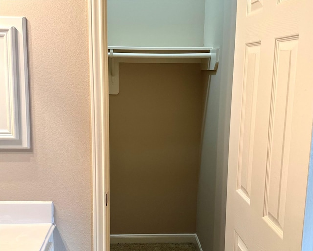 view of closet