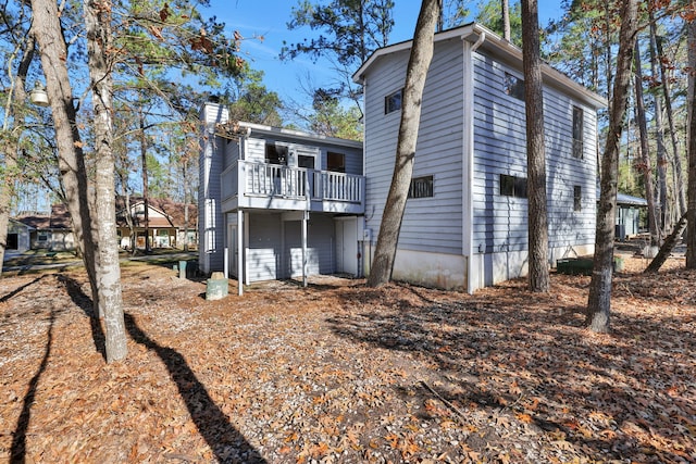 view of back of property