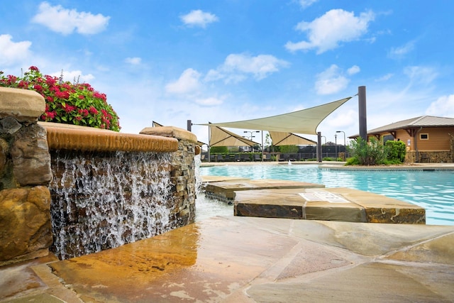 view of pool