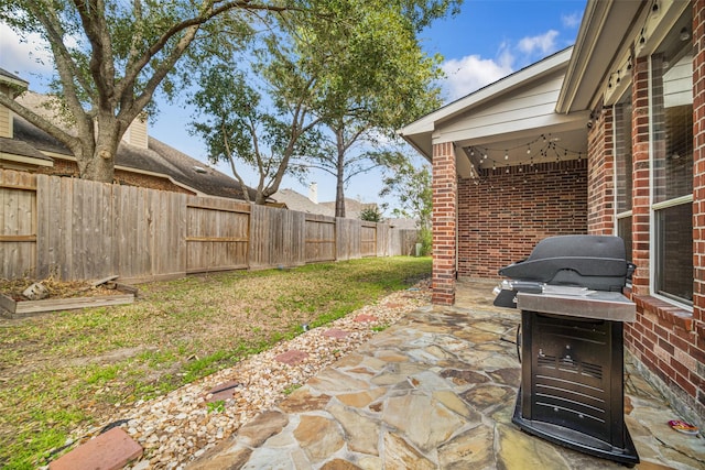 view of patio / terrace featuring grilling area