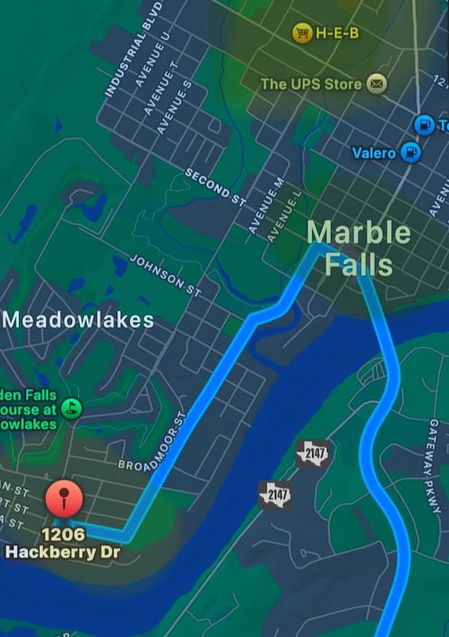 map location
