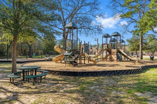 view of play area