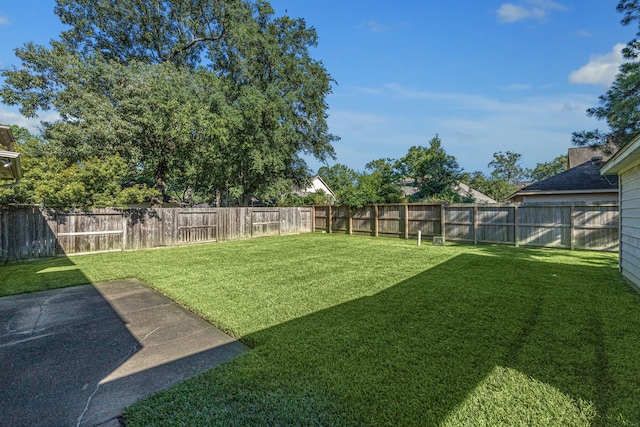 view of yard