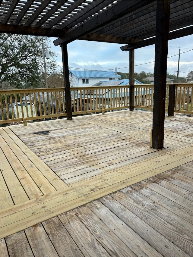231 Dehart St Unit Cr653, Liverpool, TX 77577 - wooden terrace with a pergola