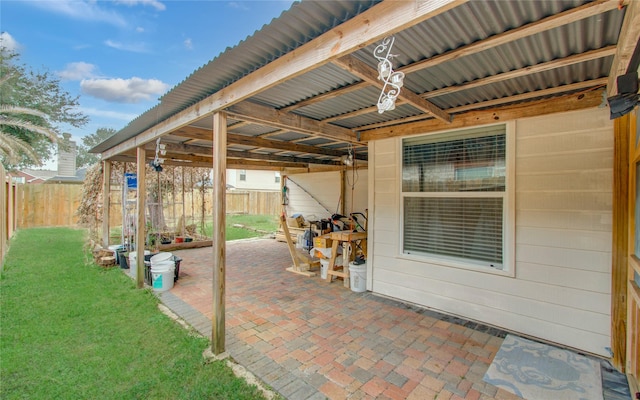 view of patio