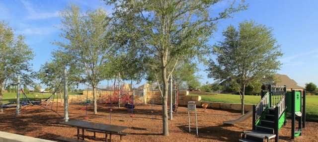 view of play area