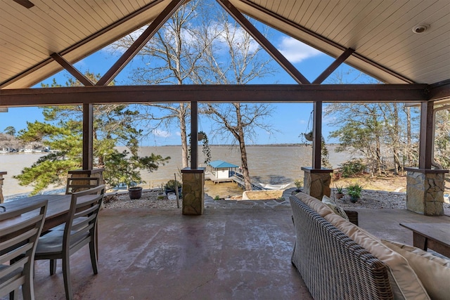 view of patio / terrace with outdoor lounge area