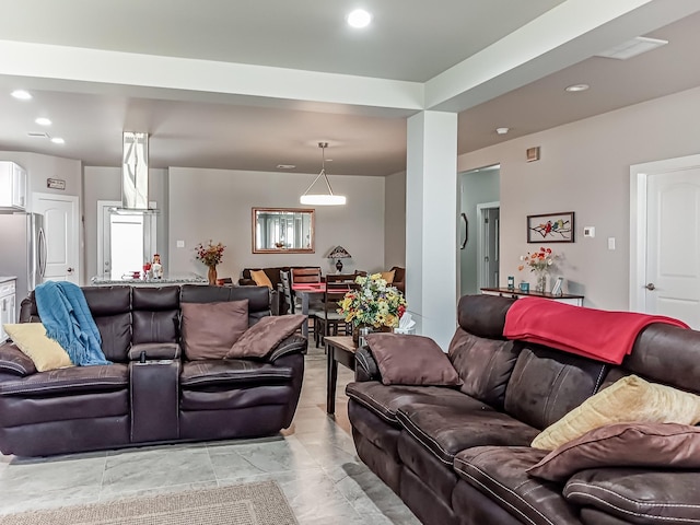 view of living room