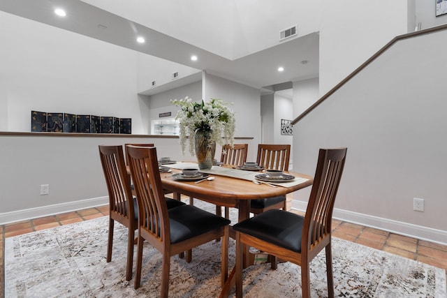 view of dining area