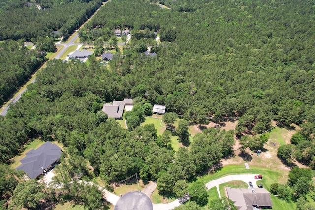7514 Saddle Blanket Dr, Waller, TX 77484 - aerial view of property and surrounding area with a forest