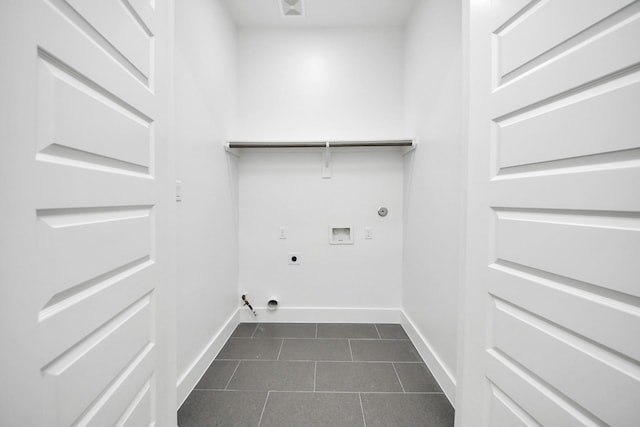 laundry room featuring washer hookup, hookup for a gas dryer, laundry area, and hookup for an electric dryer