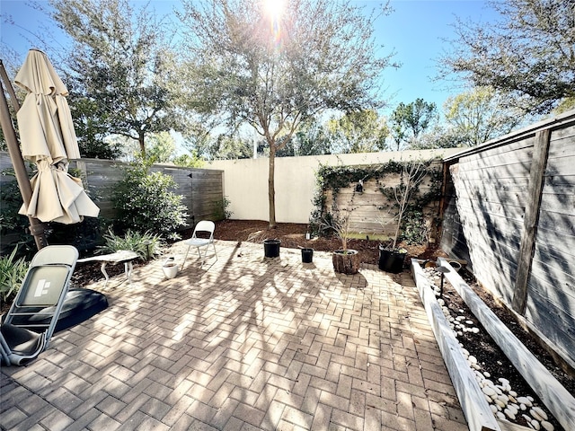 view of patio