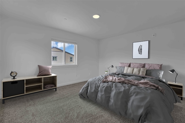 bedroom with carpet flooring