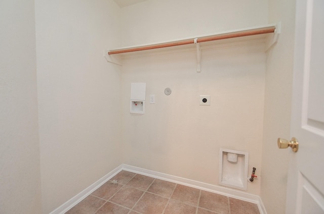 laundry area featuring gas dryer hookup, washer hookup, and hookup for an electric dryer