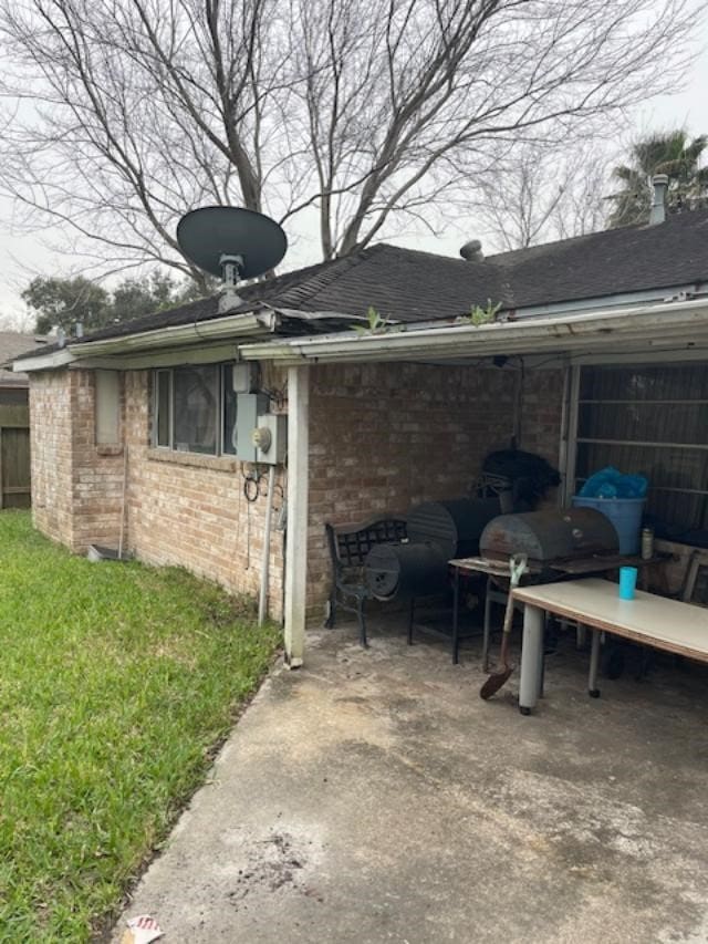 exterior space with a patio area