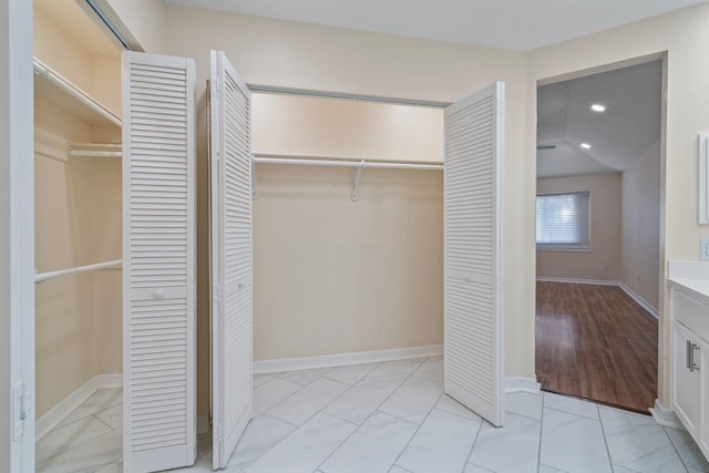 view of closet