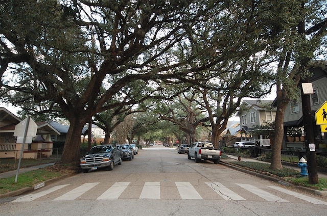 view of road