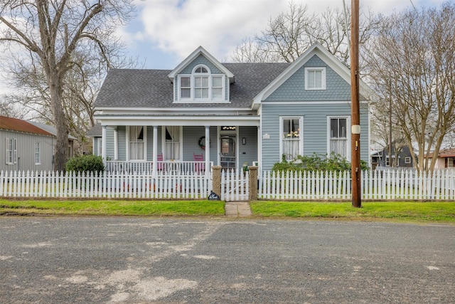 view of front of house with a porch