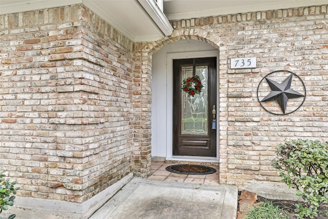 735 Angelina Dr, Conroe, TX 77302 - entrance to property with brick siding