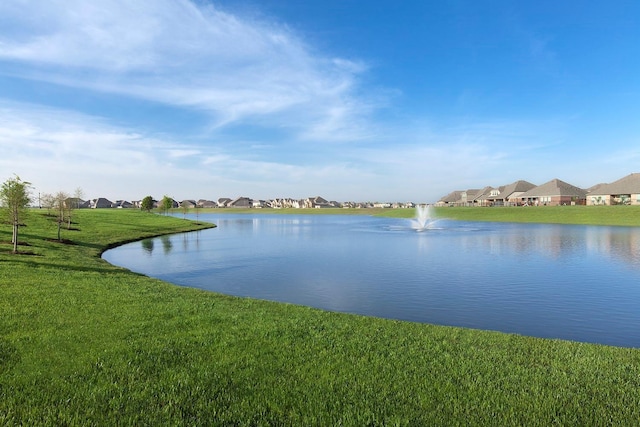 view of water feature