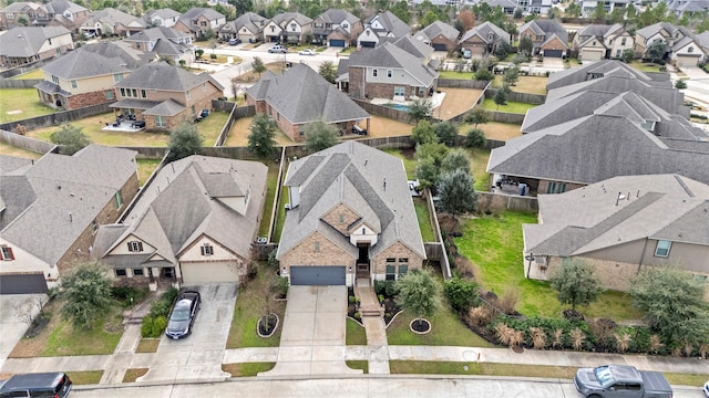 bird's eye view featuring a residential view