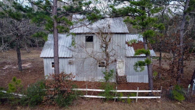 view of side of property