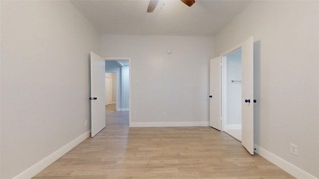 interior space featuring light hardwood / wood-style floors