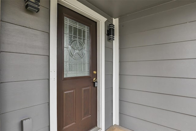 view of entrance to property