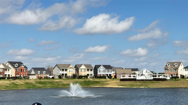 view of water feature