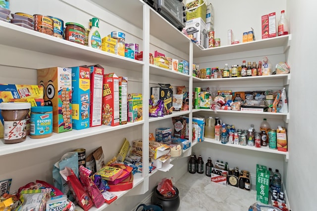 view of pantry