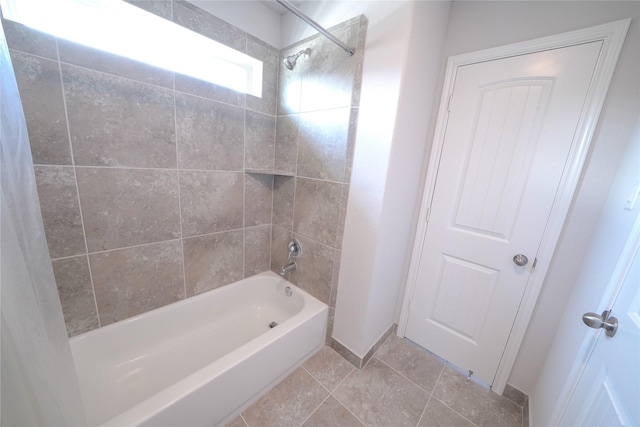 full bathroom with shower / washtub combination